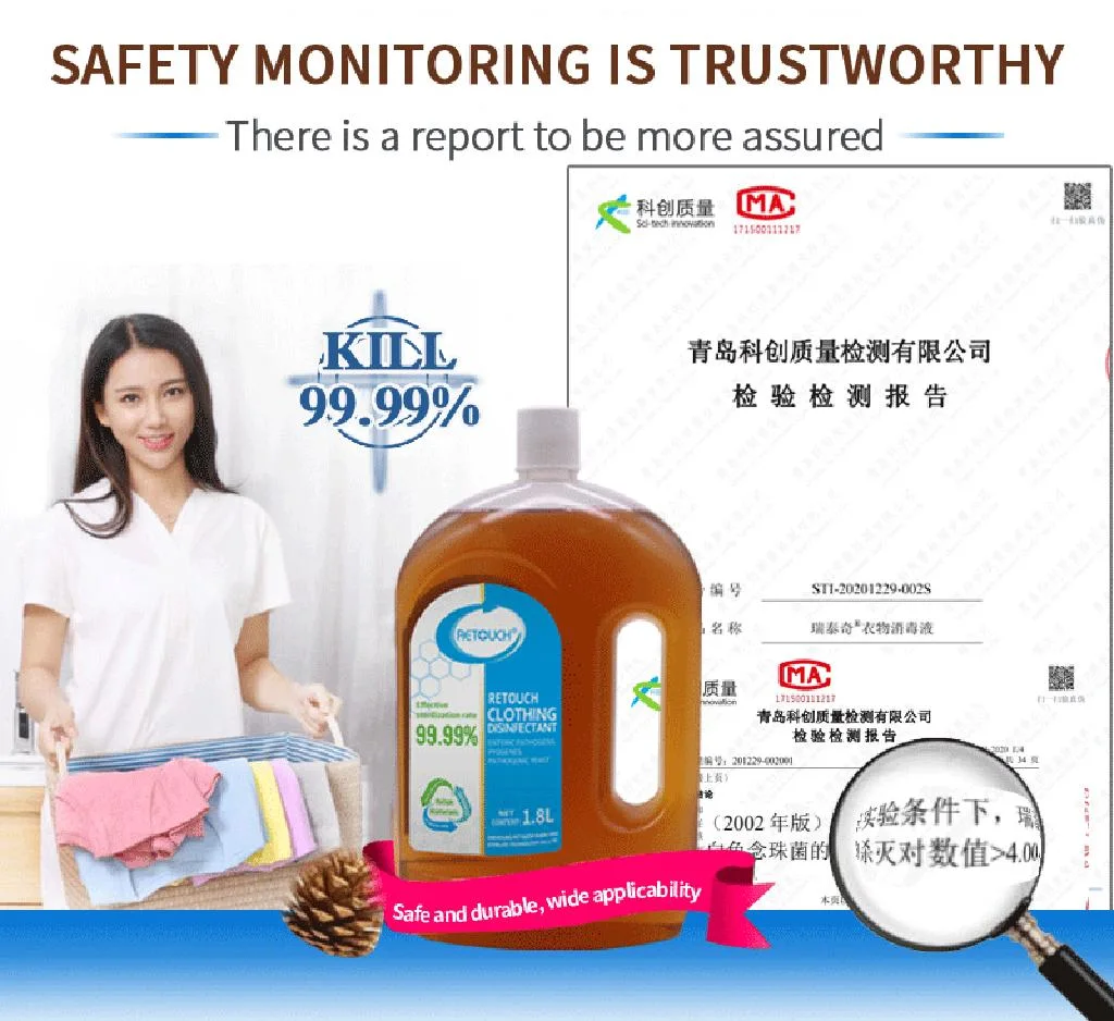 Wholesale Clothing Disinfection Multifunctional Deep Cleaning Disinfecting 1.8L Bleach Liquid Disinfection